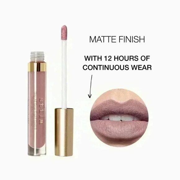 stila Stay All Day Liquid Lipstick, Sheer Matte, "Baci" .05 fl oz / 1.5 … - Picture 3 of 5